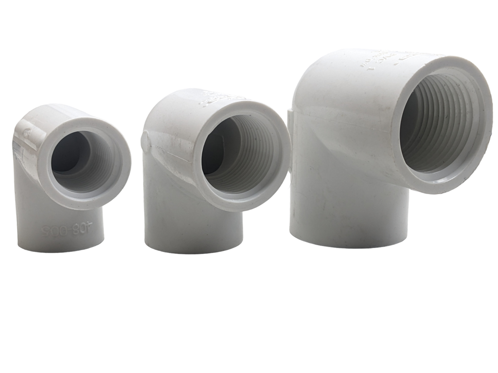 CODO PVC C-40 HEMBRA 90° X   3/4" BCO.