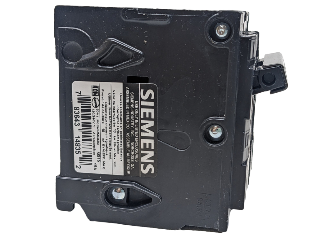 BREAKER QP 2 X  15A 240V SIEMENS
