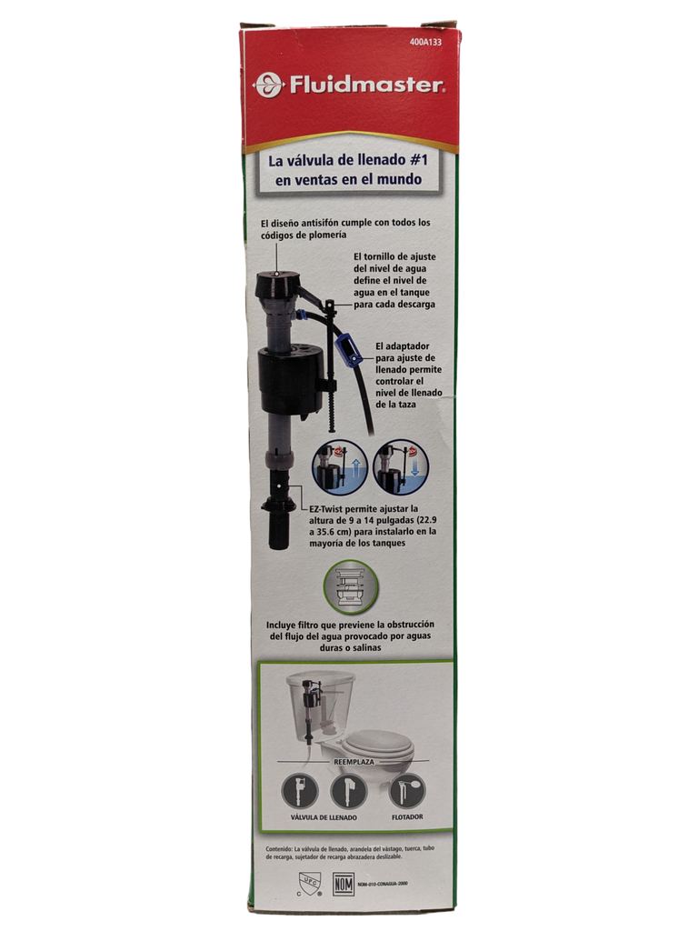 VALVULA P/WC FLUIDMASTER 400A