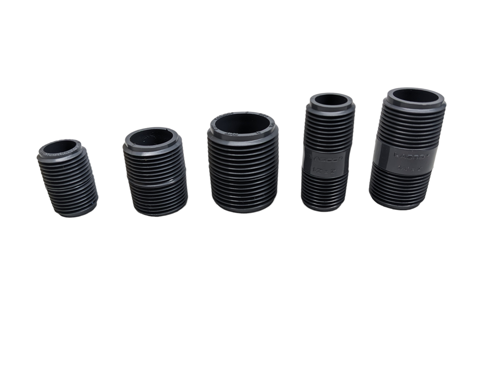 NIPLE PLASTICO C-80   3/4" R/CORRIDA (1-3/8")