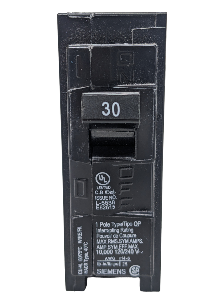 BREAKER QP 1 X  30A SIEMENS