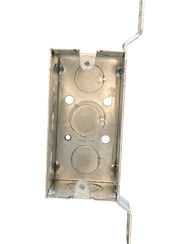 CAJA MET. 2 X 4 C/BRACKET KO 1/2" y 3/4" 