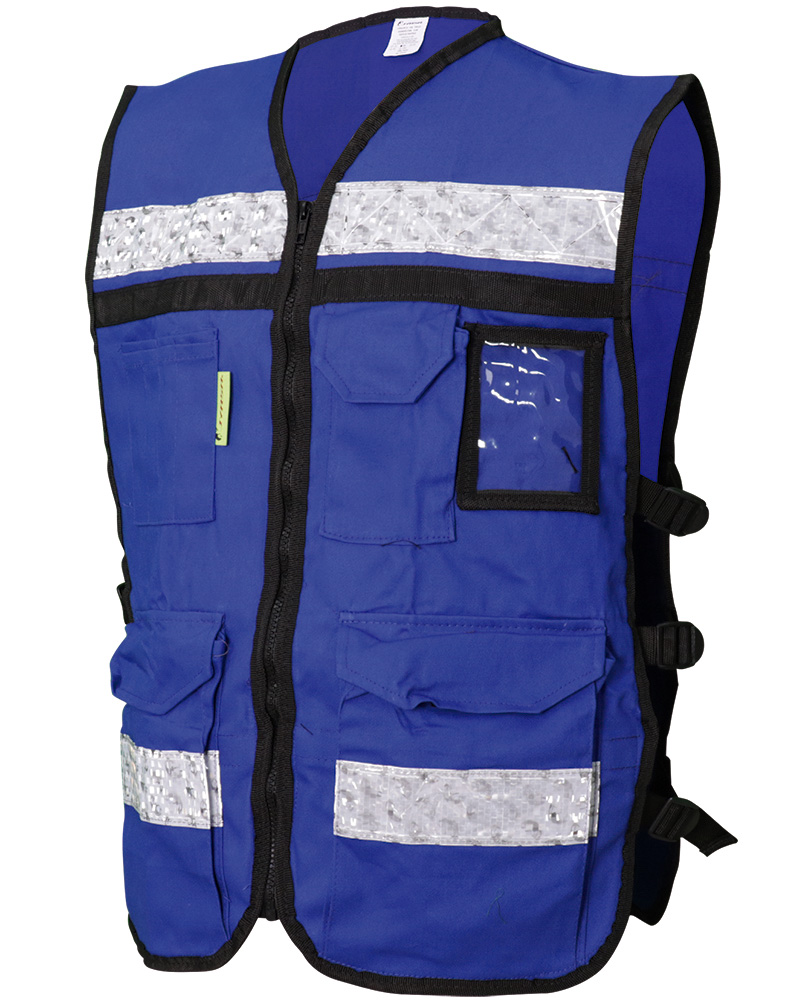 CHALECO BRIGADA LIGERO AZUL REY "L" JYRSA