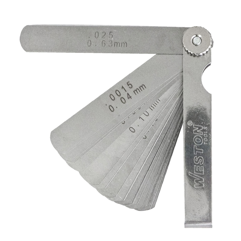 CALIBRADOR D/LAINAS P/ESPESORES 0.0015 - 0.025" (26 MEDIDAS) WESTON