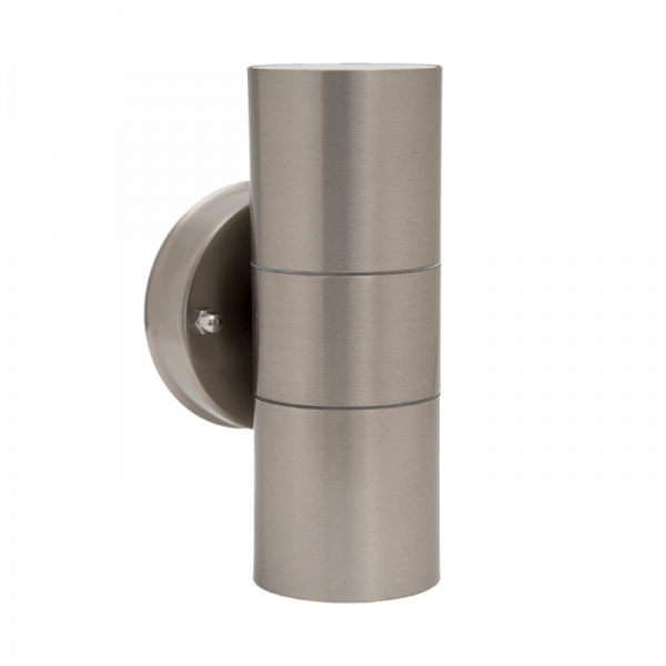 LAMPARA ARBOTANTE DE ACENTO 2 SPOT A.INOX. P/GU10 TISHMAN