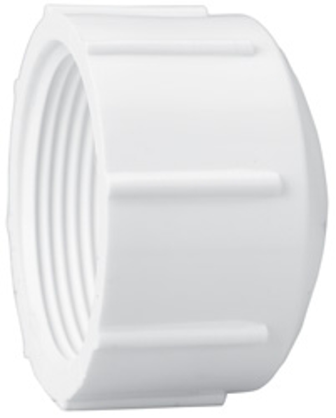 TAPON PVC C-40 HEMBRA  1" BCO.