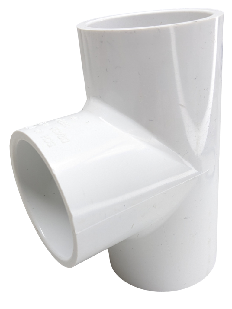 TEE PVC C-40  2" BCO.