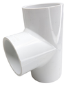 TEE PVC C-40  2" BCO.
