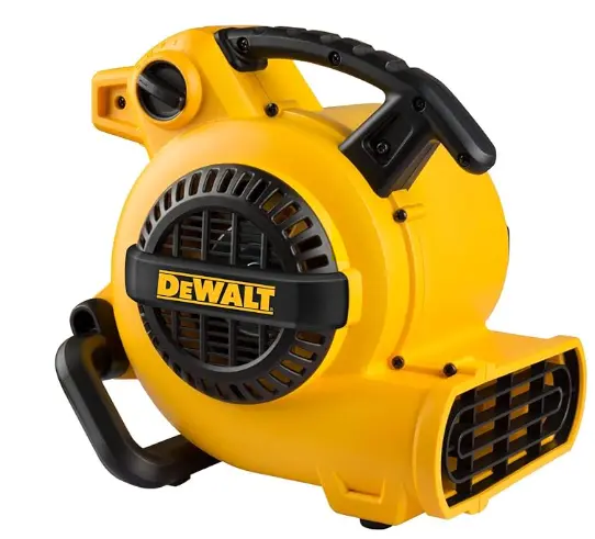 MOTOR DE AIRE PORTATIL, VENTILADOR DE AIRE DE PISO ''DEWALT'' 276 W 3 VELOCIDADES