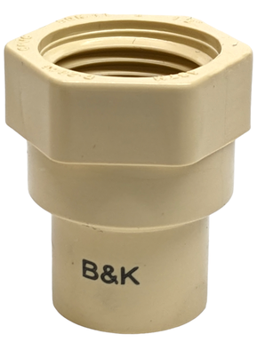 A. CPVC HEMBRA   3/4" AMARILLO
