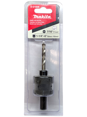 ADAPTADOR P/BROCA SIERRA 7/16" MAKITA (1-1/4"-6")