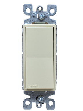 APAGADOR DECORA SENC IVORY LEVITON 15A 120/277V # 5601-2I