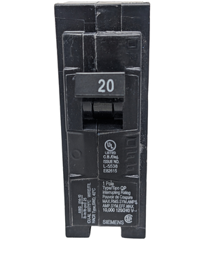 BREAKER QP 1 X  20A SIEMENS