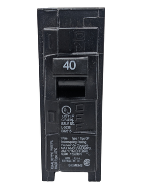 BREAKER QP 1 X  40A SIEMENS