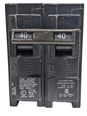 BREAKER QP 2 X  40A 240V SIEMENS