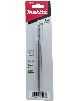 BROCA PALETA P/MADERA ( 6.30mm) 1/4" X  6"  MAKITA