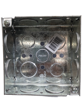 CAJA MET. 4 X 4  KO  3/4"  T/USA