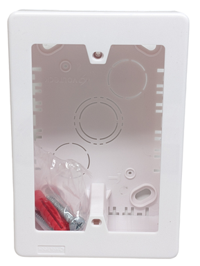 CAJA P/CANALETA 2X4 BCA.  VOLTECK CRU-3X5