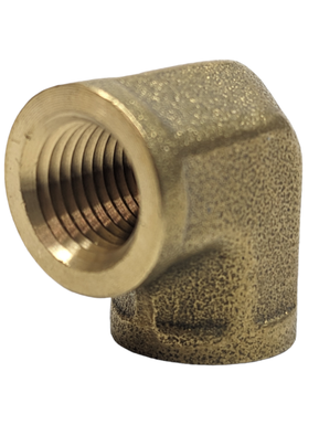 CODO BRONCE 90° X    1/4" (Plomeria)