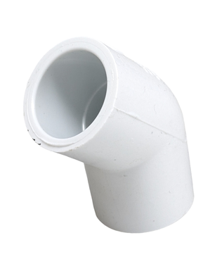 CODO PVC C-40 45° X    1/2" BCO.