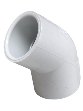 CODO PVC C-40 45° X    3/4" BCO.