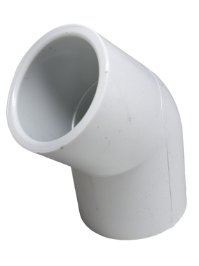 CODO PVC C-40 45° X   1" BCO.