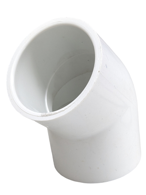 CODO PVC C-40 45° X  1-1/2" BCO.