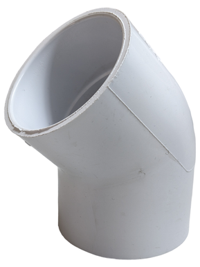 CODO PVC C-40 45° X  2" BCO.