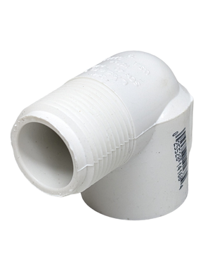 CODO PVC C-40 MACHO 90° X   1/2" BCO.
