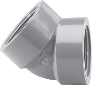 CODO PVC C-80 45° X 4"