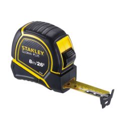 FLEXOMETRO   8 mt (26FT) STANLEY  PLUS  (1" DE ANCHO)