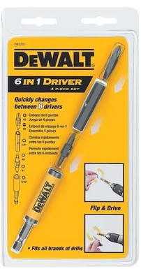 JGO PUNTAS P/TALADRO 6 en 1 DEWALT