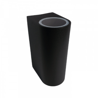 LAMPARA ARBOTANTE TIPO CILINDRO P/GU10 NEGRO TISHMAN