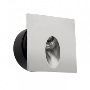 LAMPARA LED P/EMP. CUADRADA  80mm 3W=160lm 30K GRIS TISHMAN CORVUS C