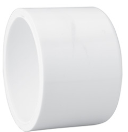 TAPON PVC C-40 CACHUCHA LISO 3" BCO.