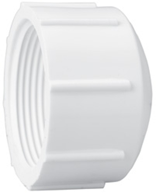 TAPON PVC C-40 HEMBRA 3" BCO.