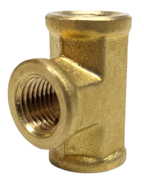 TEE BRONCE    1/4" NPT (Plomeria)