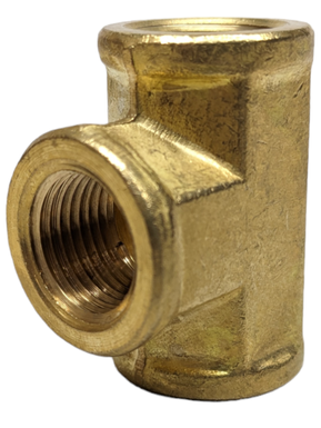 TEE BRONCE    3/8" NPT (Plomeria)