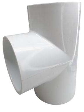 TEE PVC C-40  3" BCO.