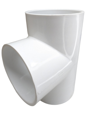 TEE PVC C-40  4" BCO.
