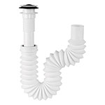 TRAMPA FLEXIBLE P/LAVABO 1-1/4 "P" FOSET
