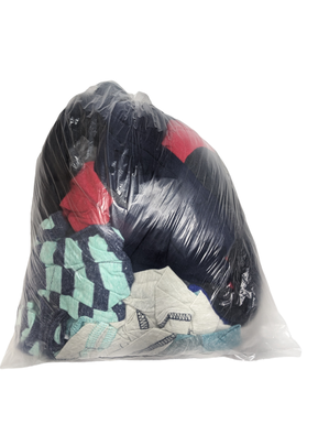 TRAPO ALGODON, DE COLORES BOLSA C/ 2 LBS.