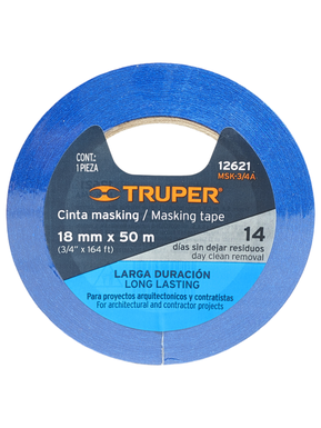 MASKING TAPE   3/4" AZUL