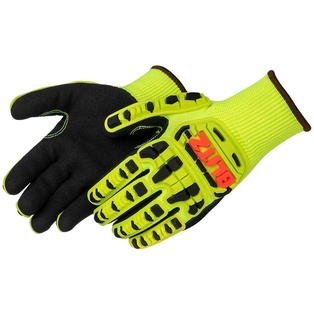 GUANTE ANTI-IMPACTO ANSI 2 #8 (M)  POLIESTAR C/FOAM NITRILO BLITZ