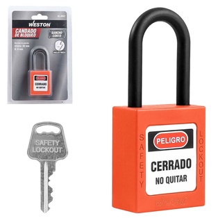 CANDADO DE BLOQUEO ROJO DIELECTRICO 38mm WESTON