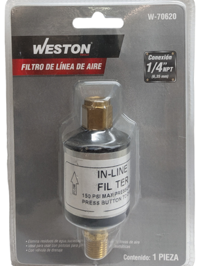 FILTRO DE LINEA 1/4 " WESTON 