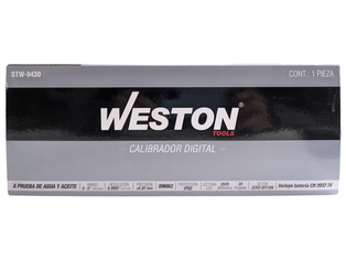 CALIBRADOR DIGITAL A PRUEBA DE AGUA IP65 6'' WESTON
