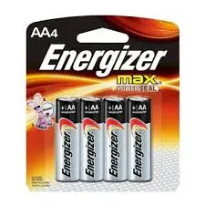 Pila alcalina Energizer® "AA", 4 piezas Surtek
