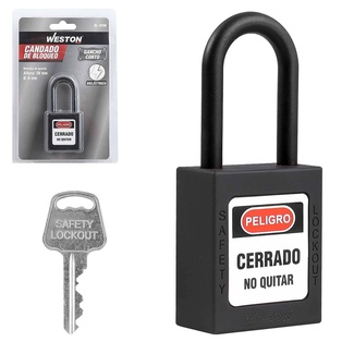 CANDADO DE BLOQUEO DIELECTRICO NEGRO 38mm WESTON