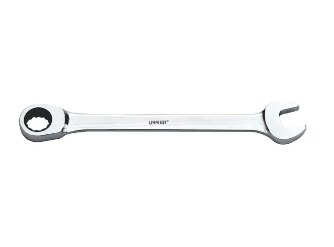Llave combinada pulido espejo de matraca métrica, 12 puntas, 10 mm Urrea